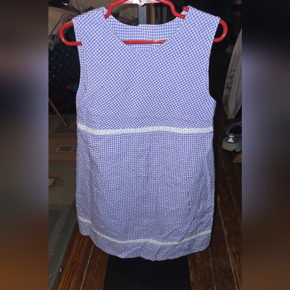5 For 25$ Kiks Purple Gingham Sleeveless Dress